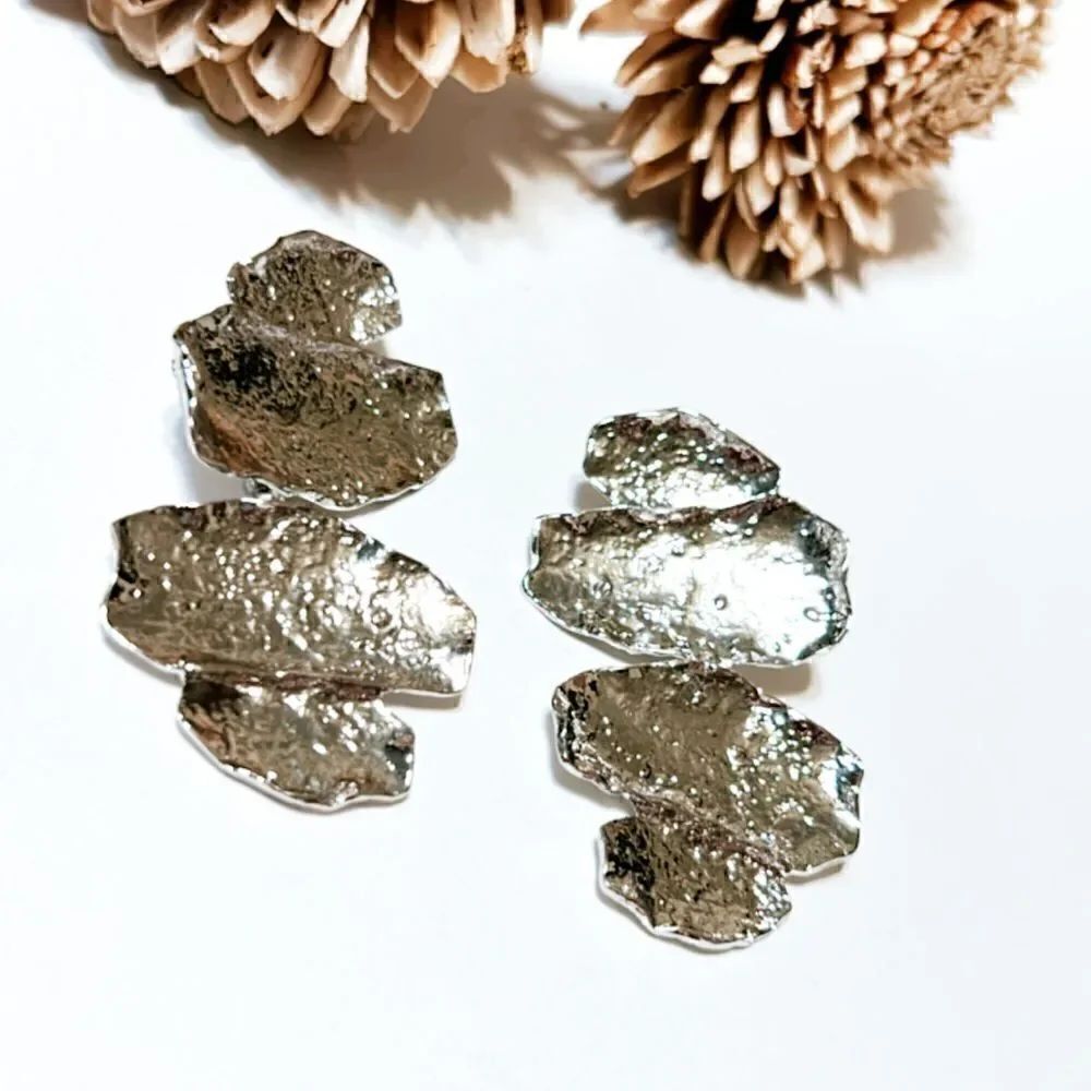 Geo  dangle earrings  M134 - Picture 5 of 7